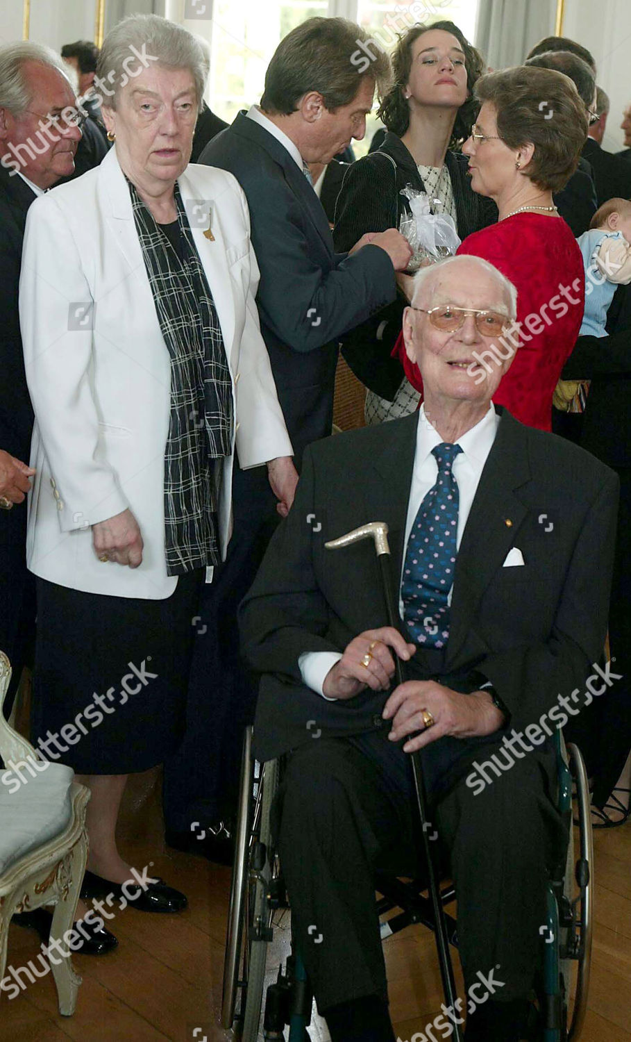 Count Lennart Bernadotte His Daughter Birgitta Editorial Stock Photo ...