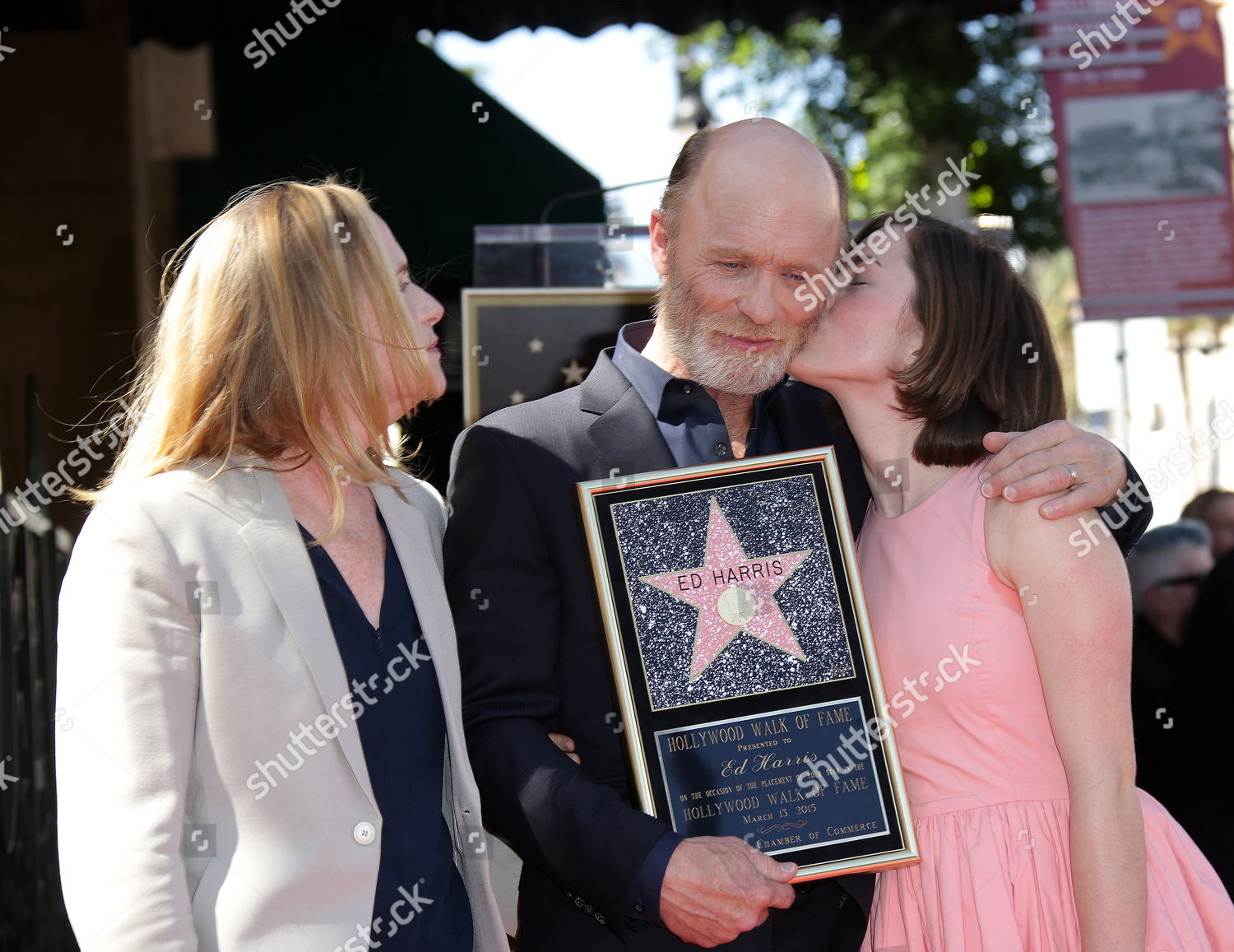 Amy Madigan Ed Harris Daughter Lily Editorial Stock Photo - Stock Image