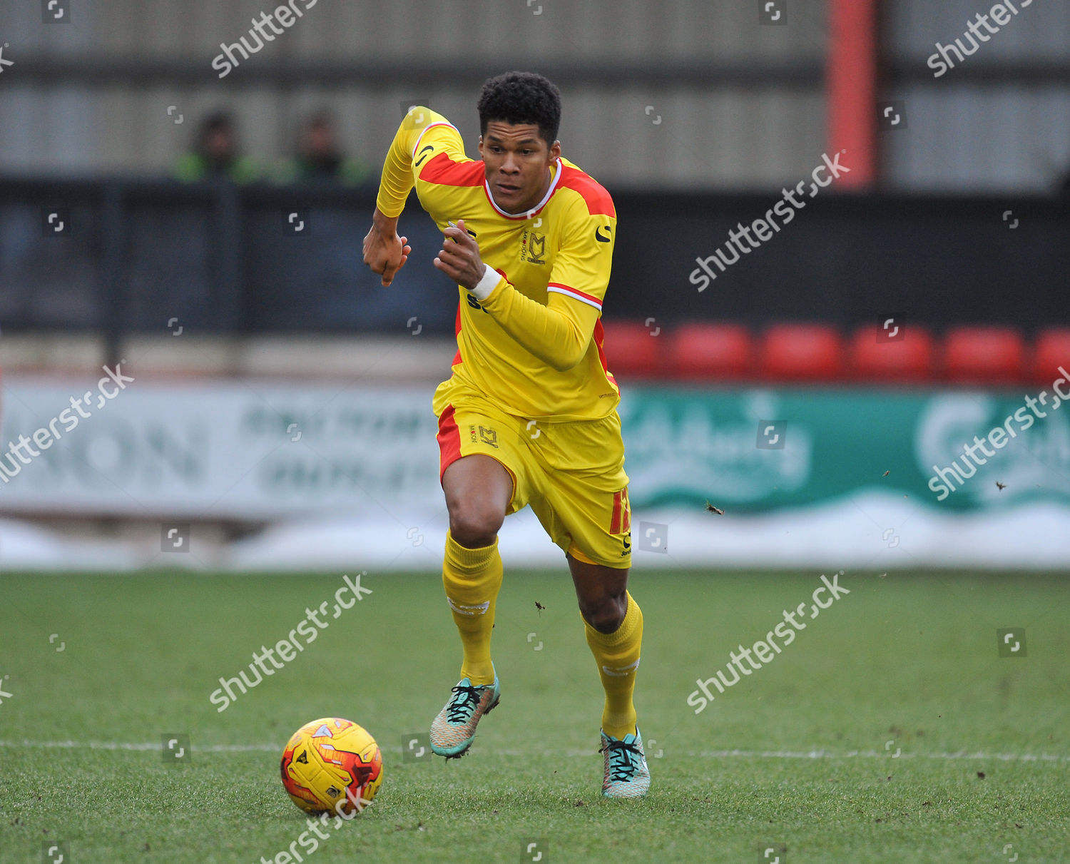 Jordan Spence Milton Keynes Dons Editorial Stock Photo - Stock Image