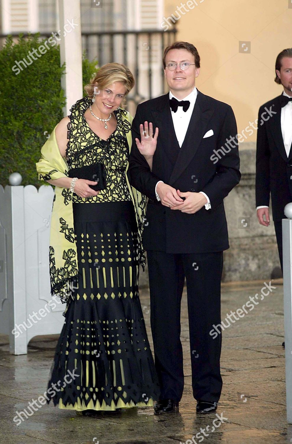 GALA DINNER TO CELEBRATE THE WEDDING OF PRINCE FELIPE AND LETIZIA ORTIZ ROCASOLANO, PARDO PALACE, MADRID, SPAIN - 21 MAY 2004: стоковое фото