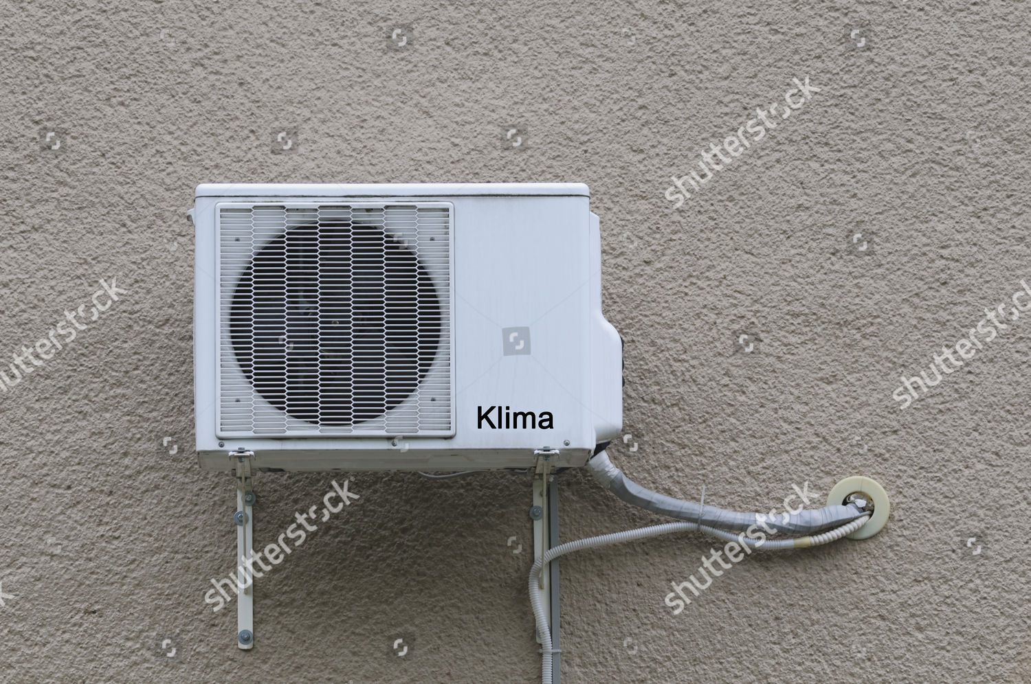 Air Conditioning Unit On Outdoor Wall Editorial Stock Photo Stock