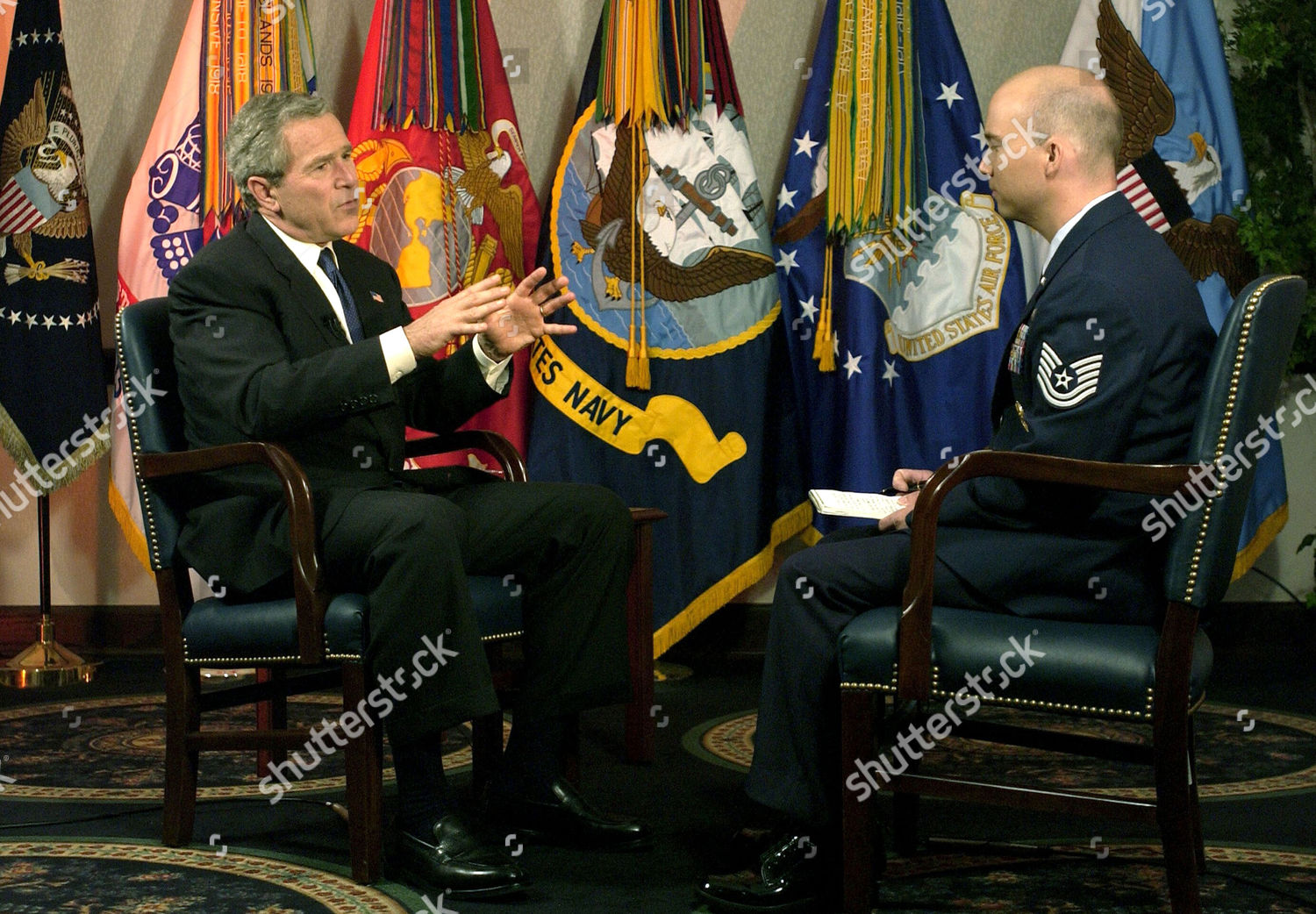 George W Bush Air Force Technical Editorial Stock Photo - Stock Image ...