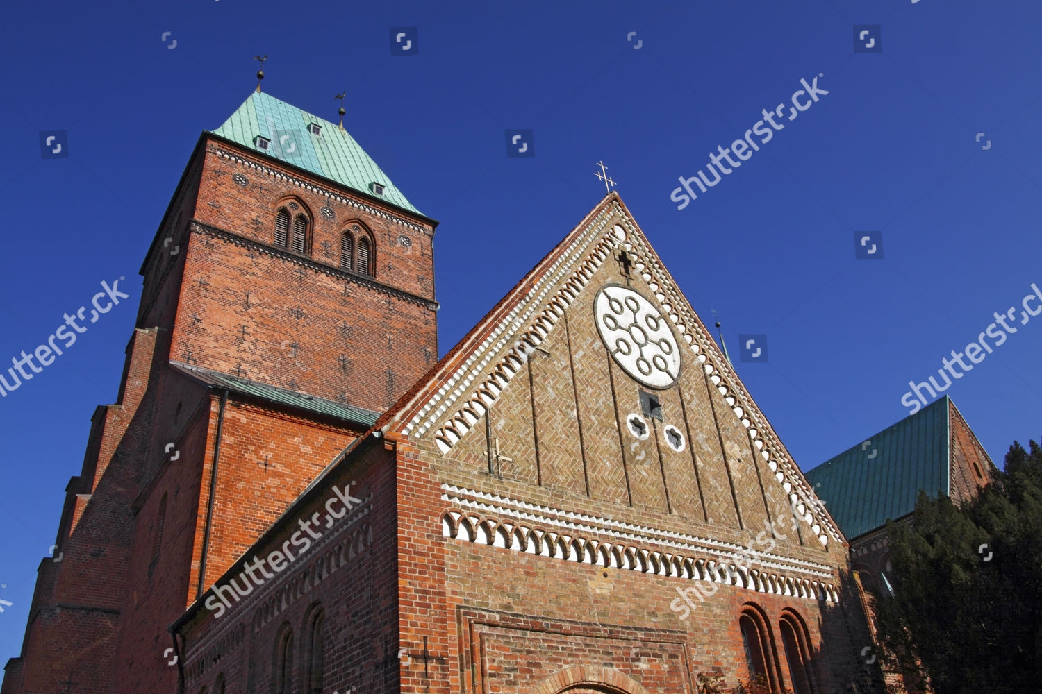 Ratzeburger Dom Cathedral Romanic Style Ratzeburg Editorial Stock Photo ...