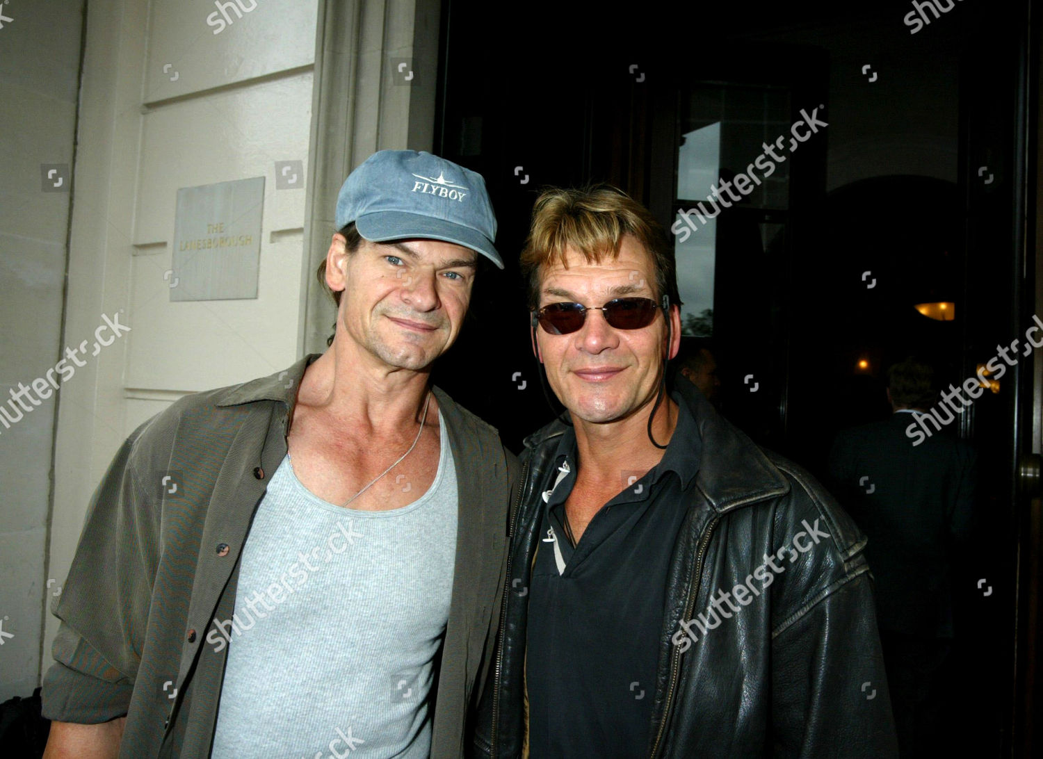 Patrick Swayze R Brother Don Promoting Editorial Stock Photo Stock
