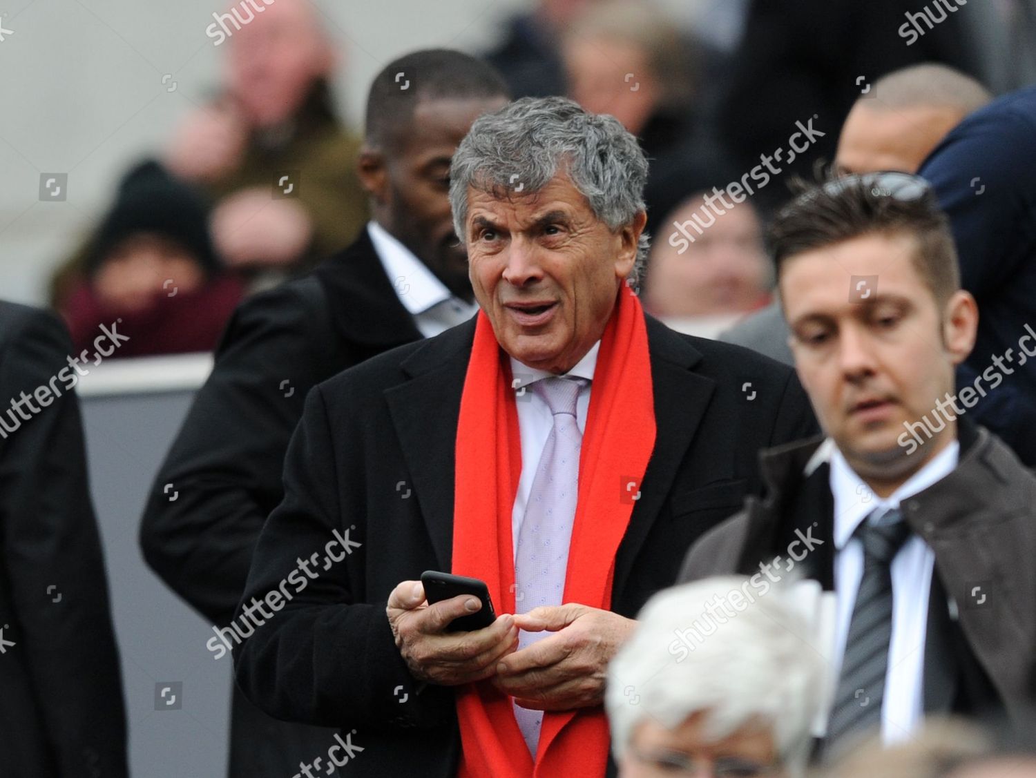 Arsenals Vice Chairman David Dein Editorial Stock Photo