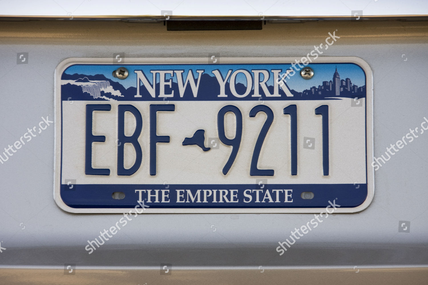 Motor Vehicle License Plate Us State Editorial Stock Photo Stock