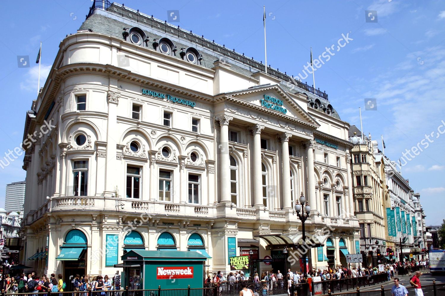 Trocadero Piccadilly Circus London Britain Editorial Stock Photo ...