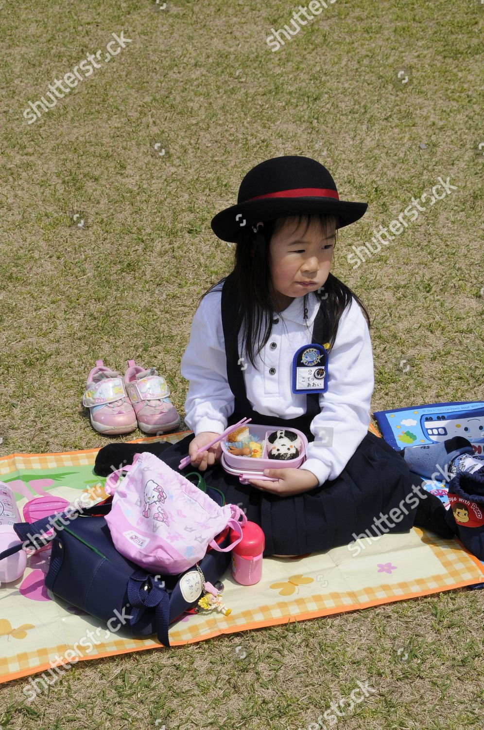School Girl Wearing School Uniform Name Editorial Stock Photo Stock