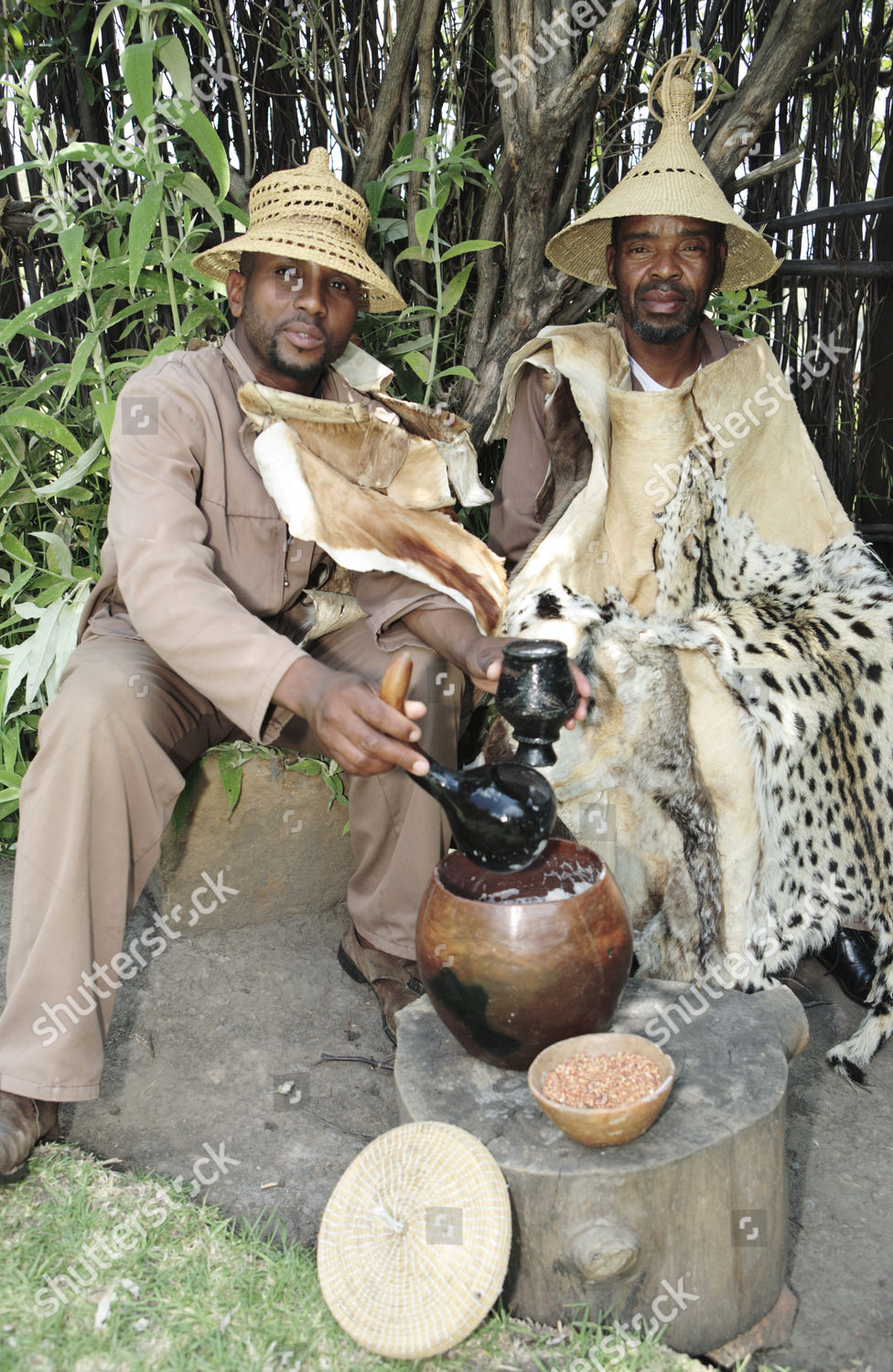 Two Sotho Men Lesotho Africa Editorial Stock Photo - Stock Image ...