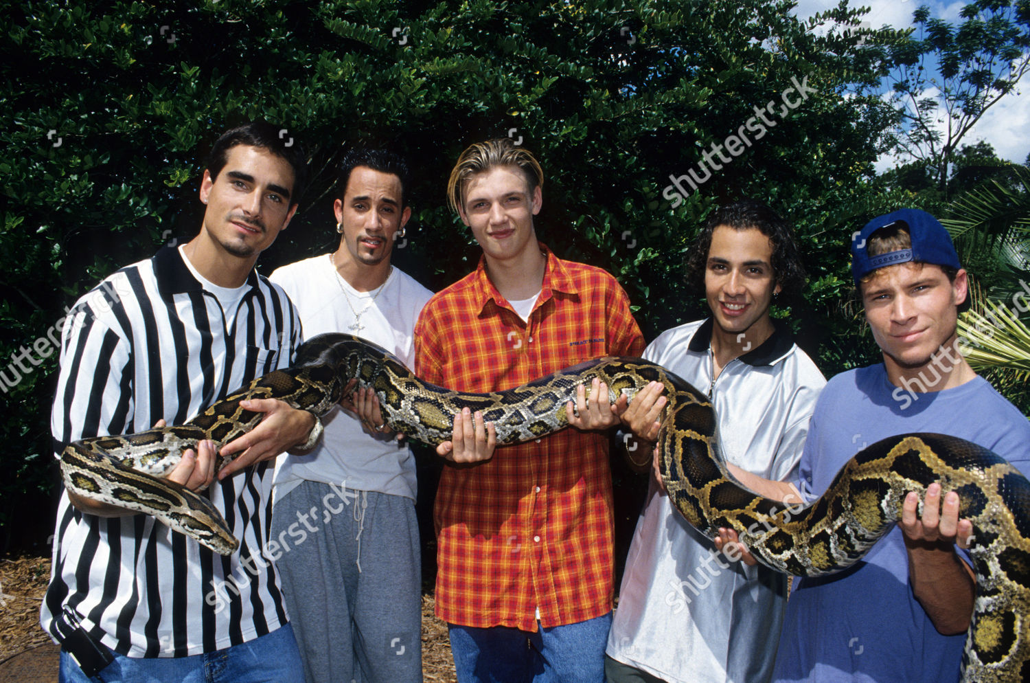 Backstreet Boys Busch Gardens Florida America Sept Editorial Stock ...