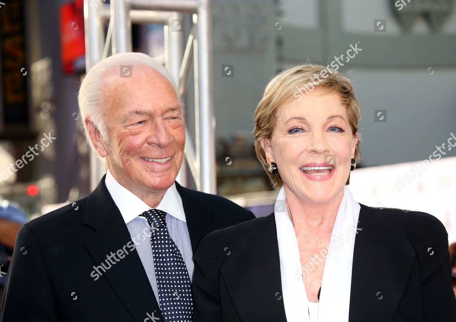 Christopher Plummer Julie Andrews Editorial Stock Photo - Stock Image