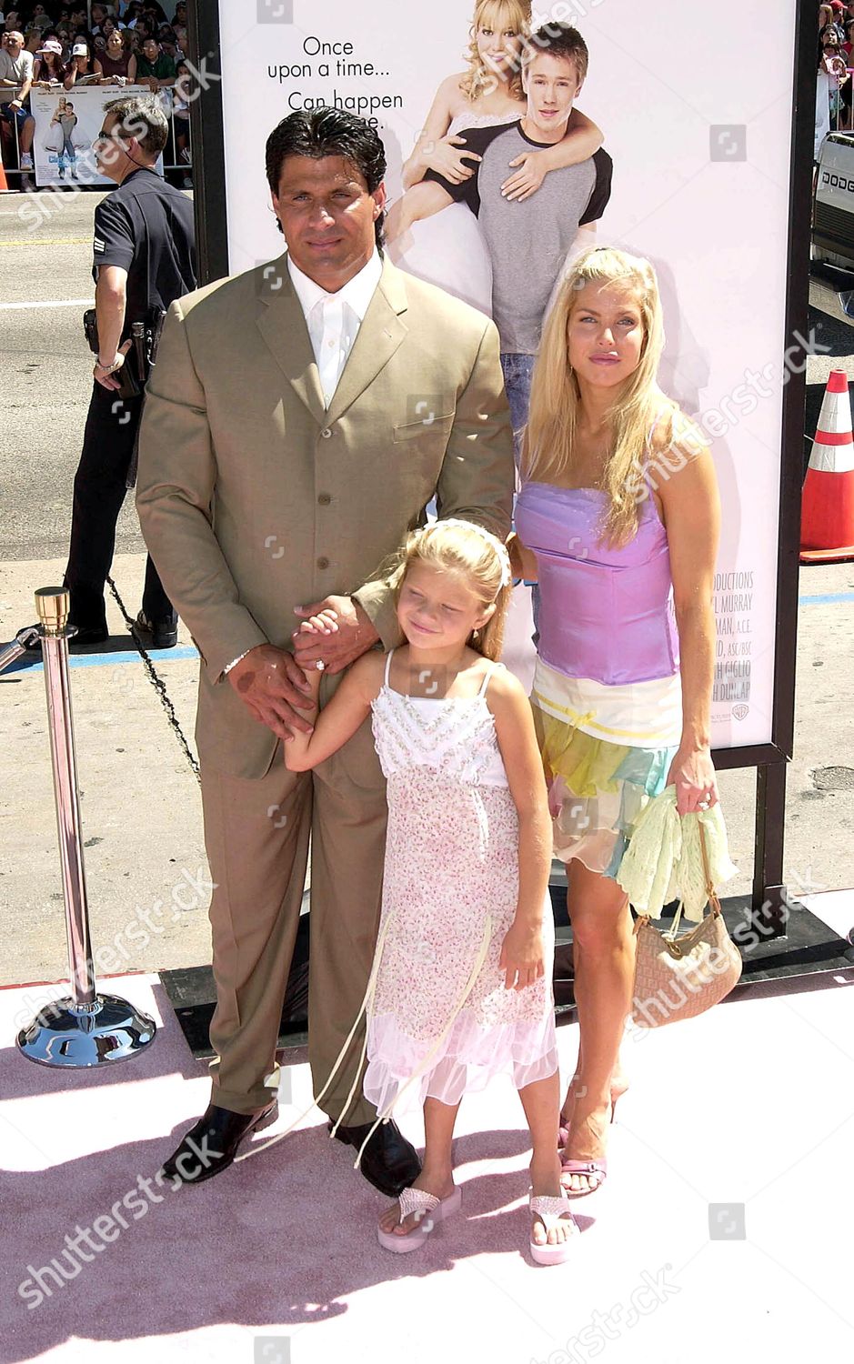 Jose Canseco Wife Jessica Daughter Josie Editorial Stock Photo