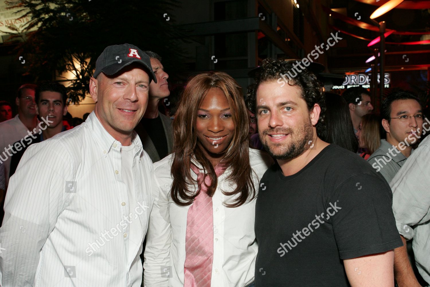 Bruce Willis Serena Williams Brett Ratner Editorial Stock Photo - Stock