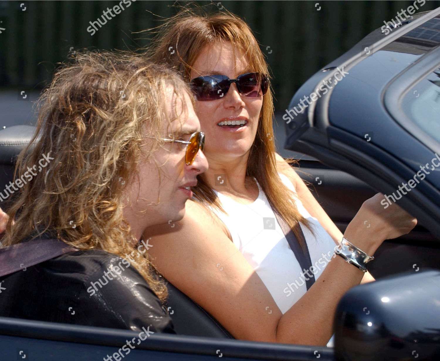 Justin Hawkins His Jaguar Car His Editorial Stock Photo - Stock Image ...