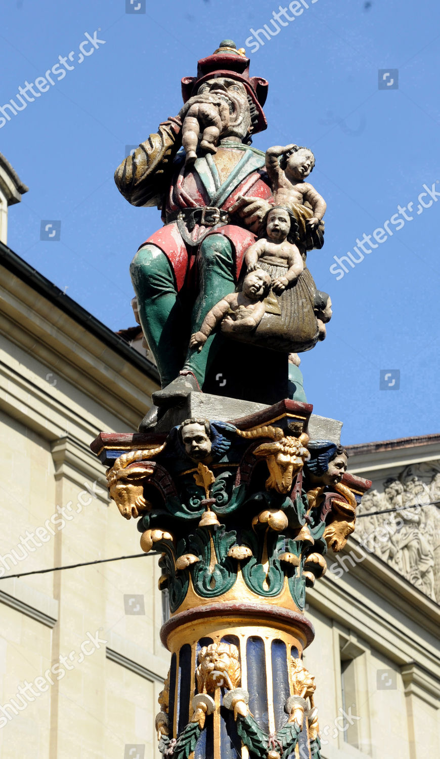 Kindlifresserbrunnen Ogre Fountain Bern Editorial Stock Photo - Stock ...