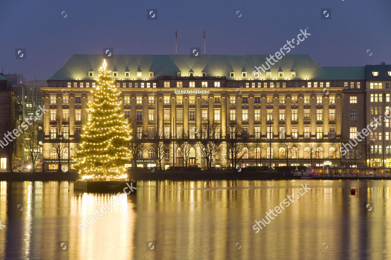 Hapag Lloyd Shipping Company Headquarters On Ballindamm Editorial Stock Photo Stock Image Shutterstock