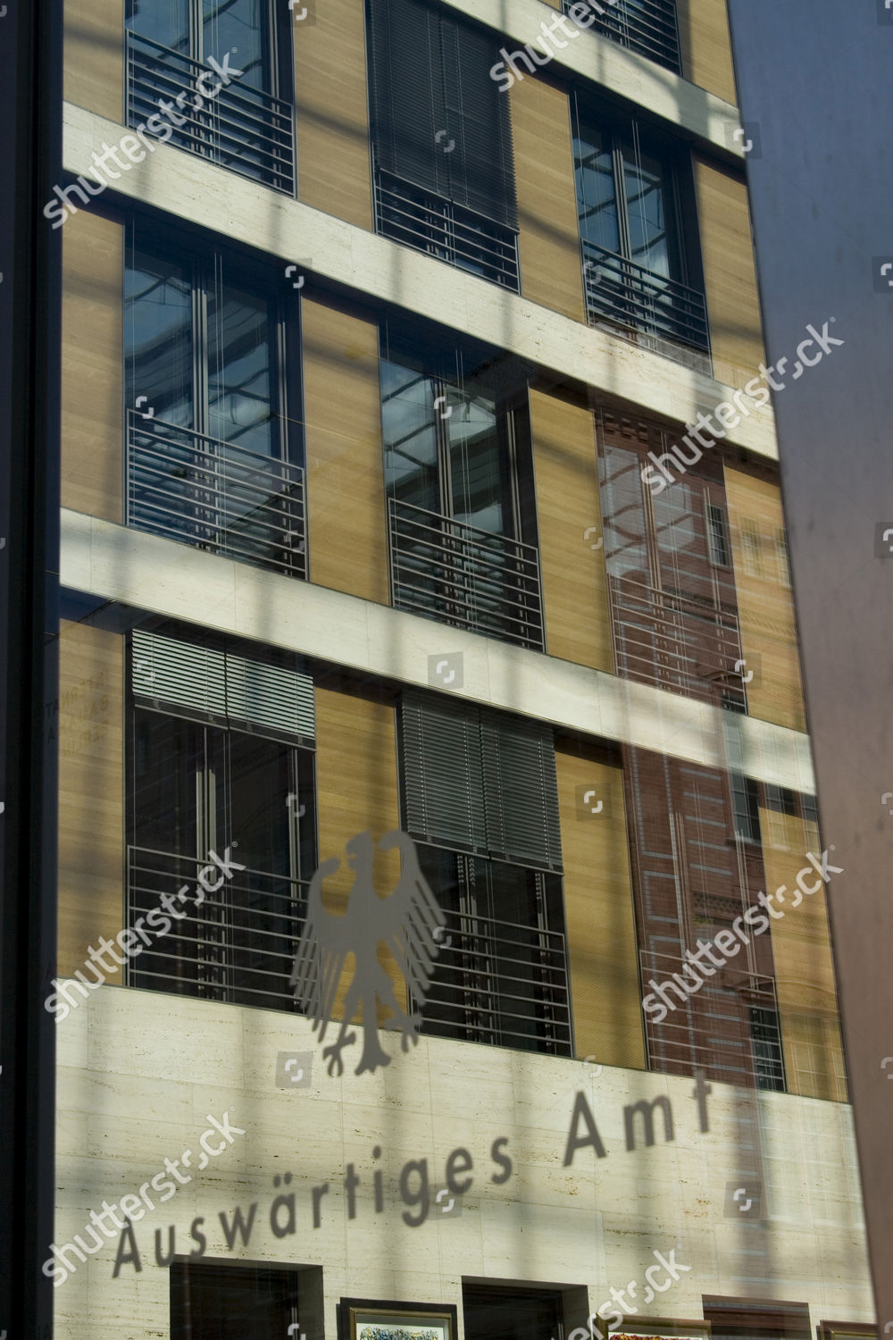 Auswaertiges Amt German Foreign Office Partial Editorial Stock Photo ...