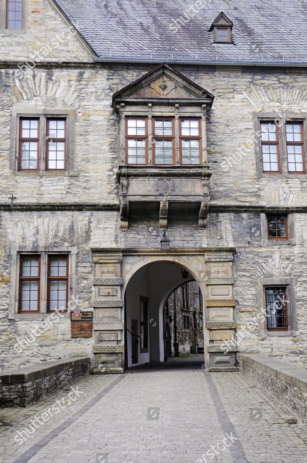 Gate Entrance Wewelsburg Triangular Castle Former Editorial Stock Photo ...