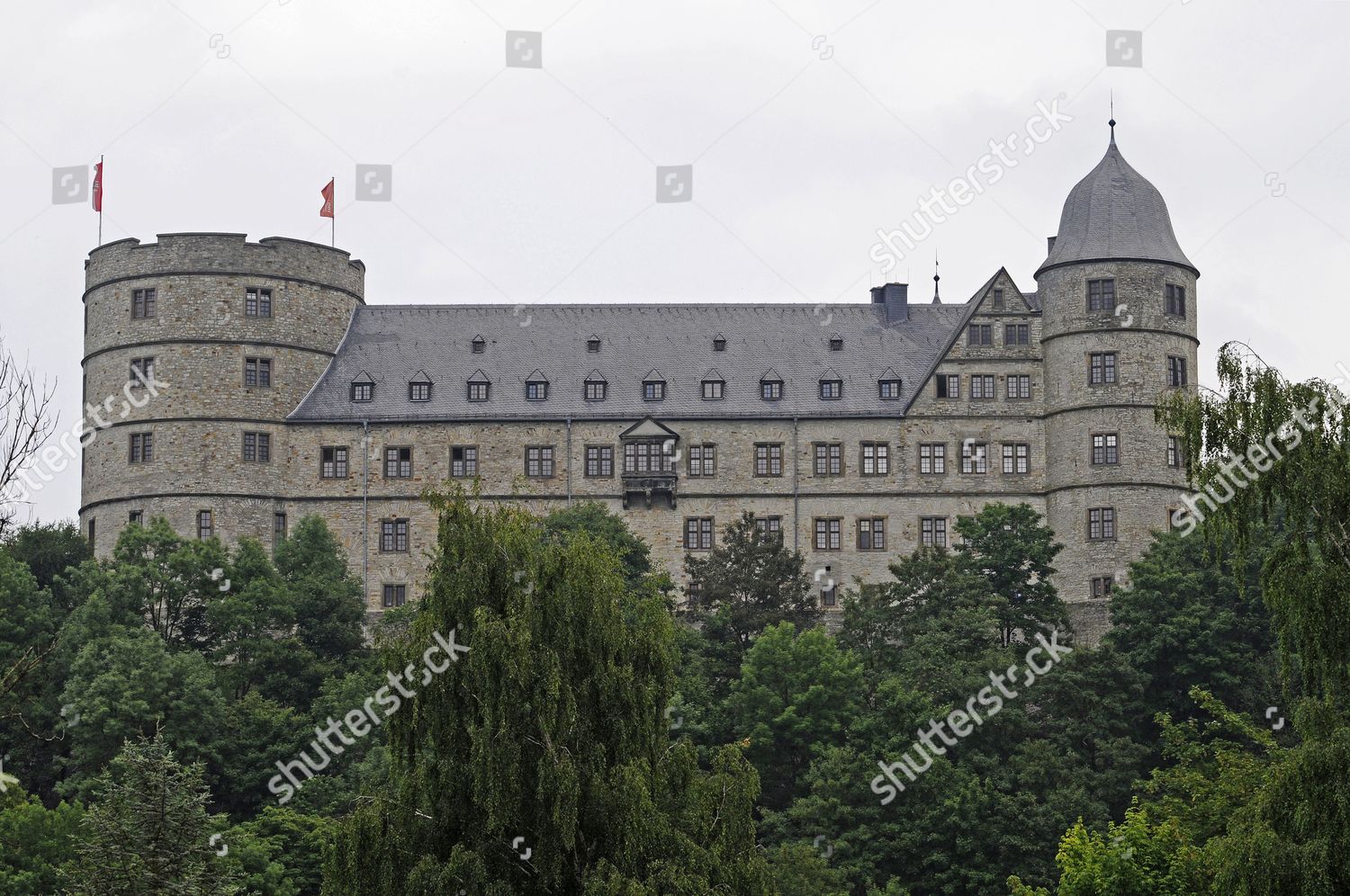 Overview Wewelsburg Triangular Castle Former Nazi Editorial Stock Photo ...