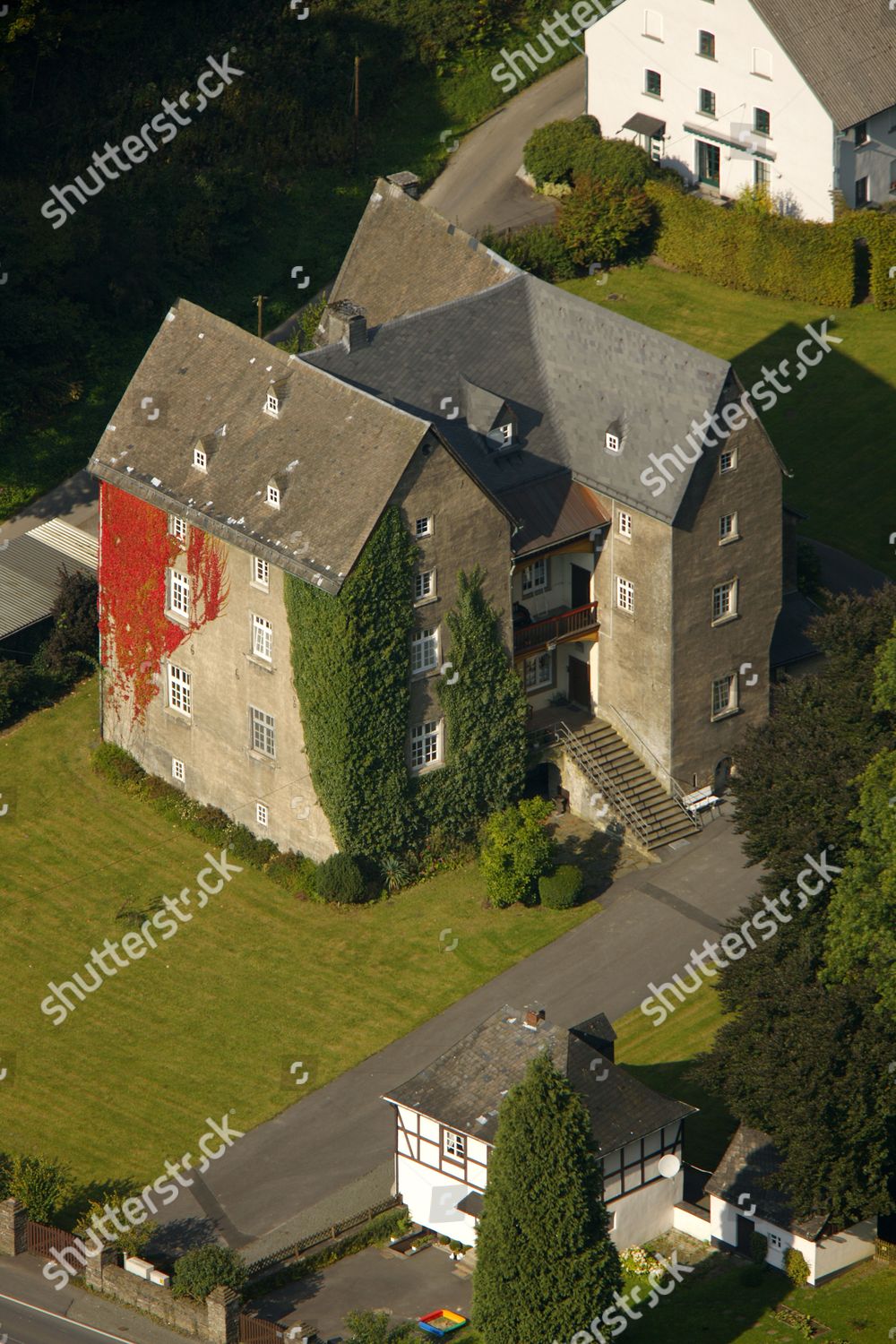 Aerial Photo Bruenninghausen Castle Plettenberg Maerkischer Editorial ...