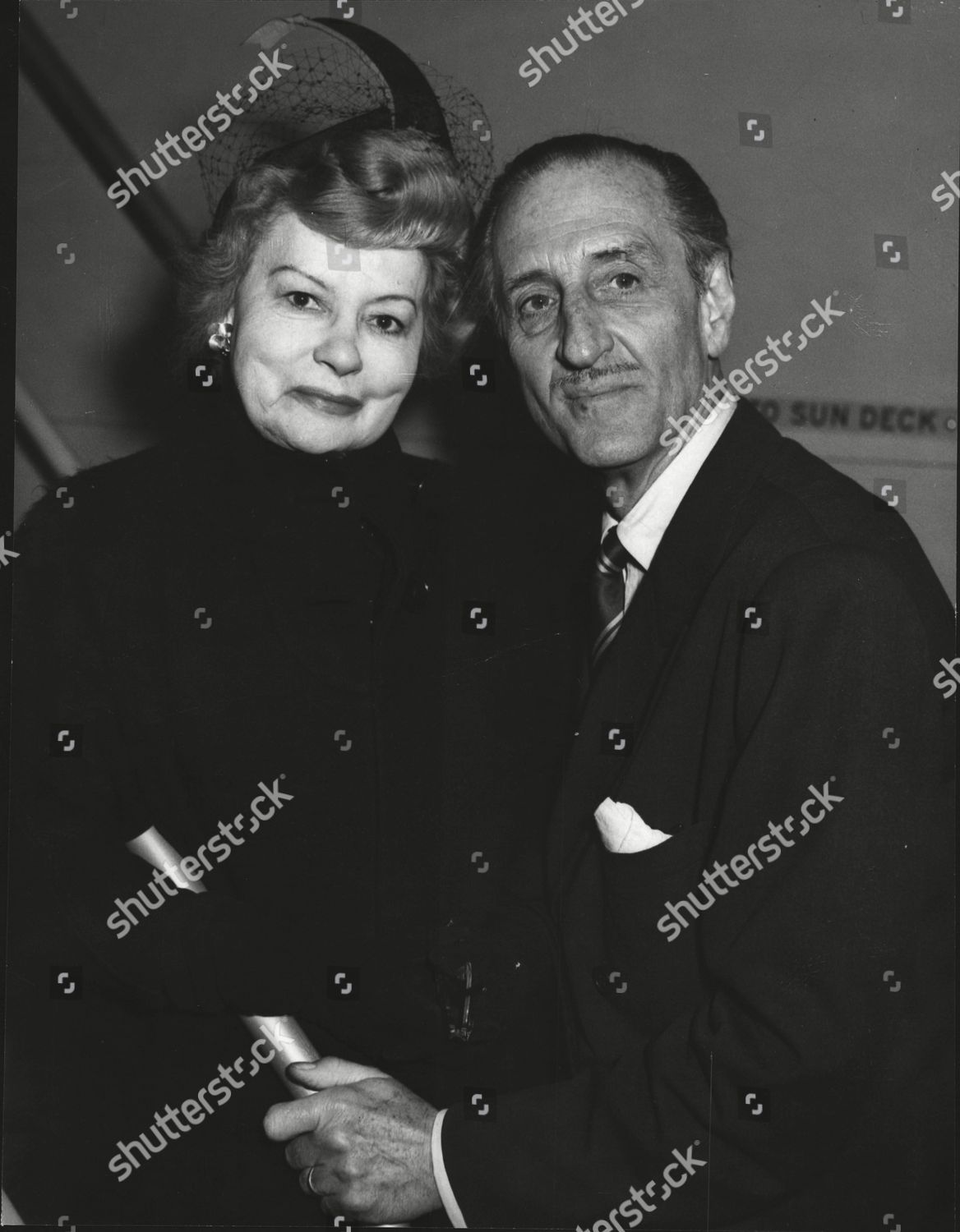 Actor Basil Rathbone His Wife Southampton Editorial Stock Photo Stock
