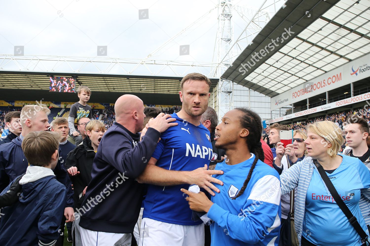 Ian Evatt Chesterfield Confronted By Fans Editorial Stock Photo Stock