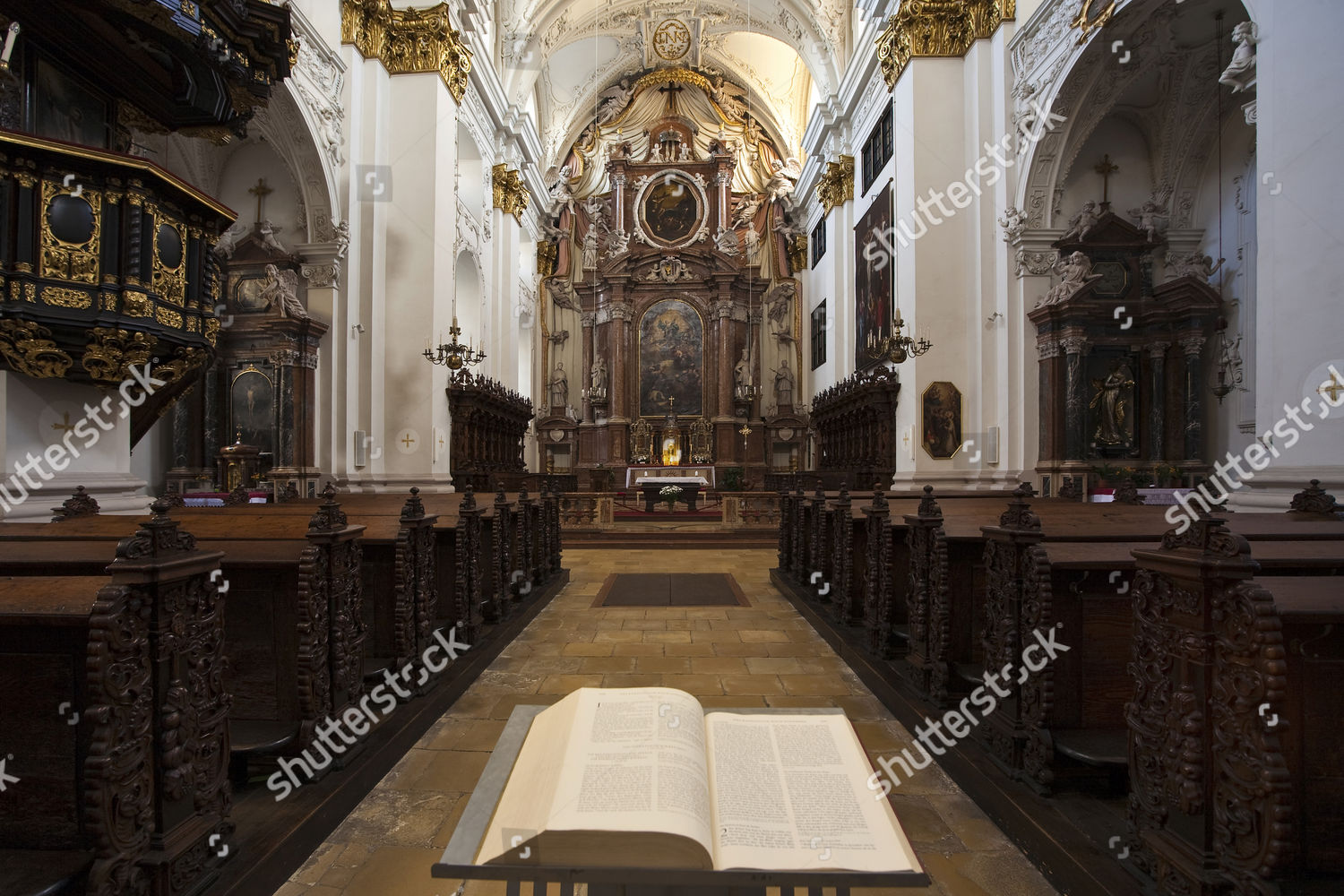 Ignatius Church Old Cathedral Linz Upper Editorial Stock Photo - Stock ...