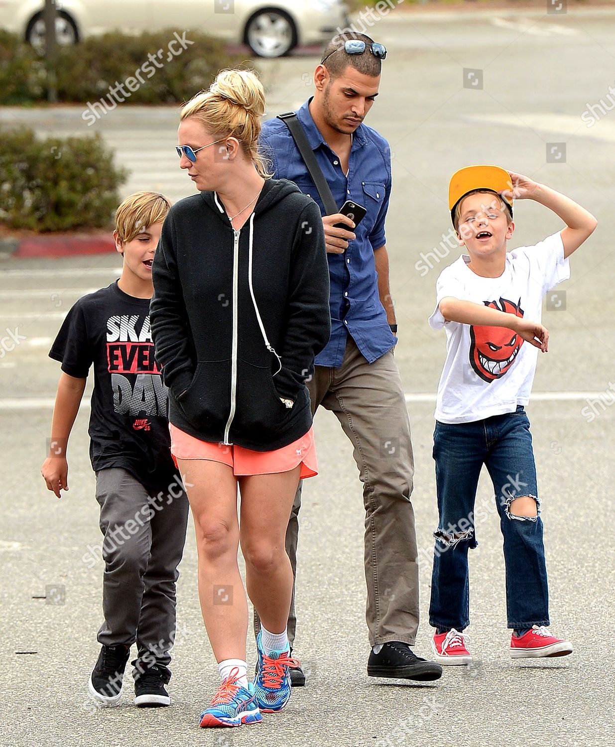 Britney Spears Jayden James Federline Sean Editorial Stock Photo