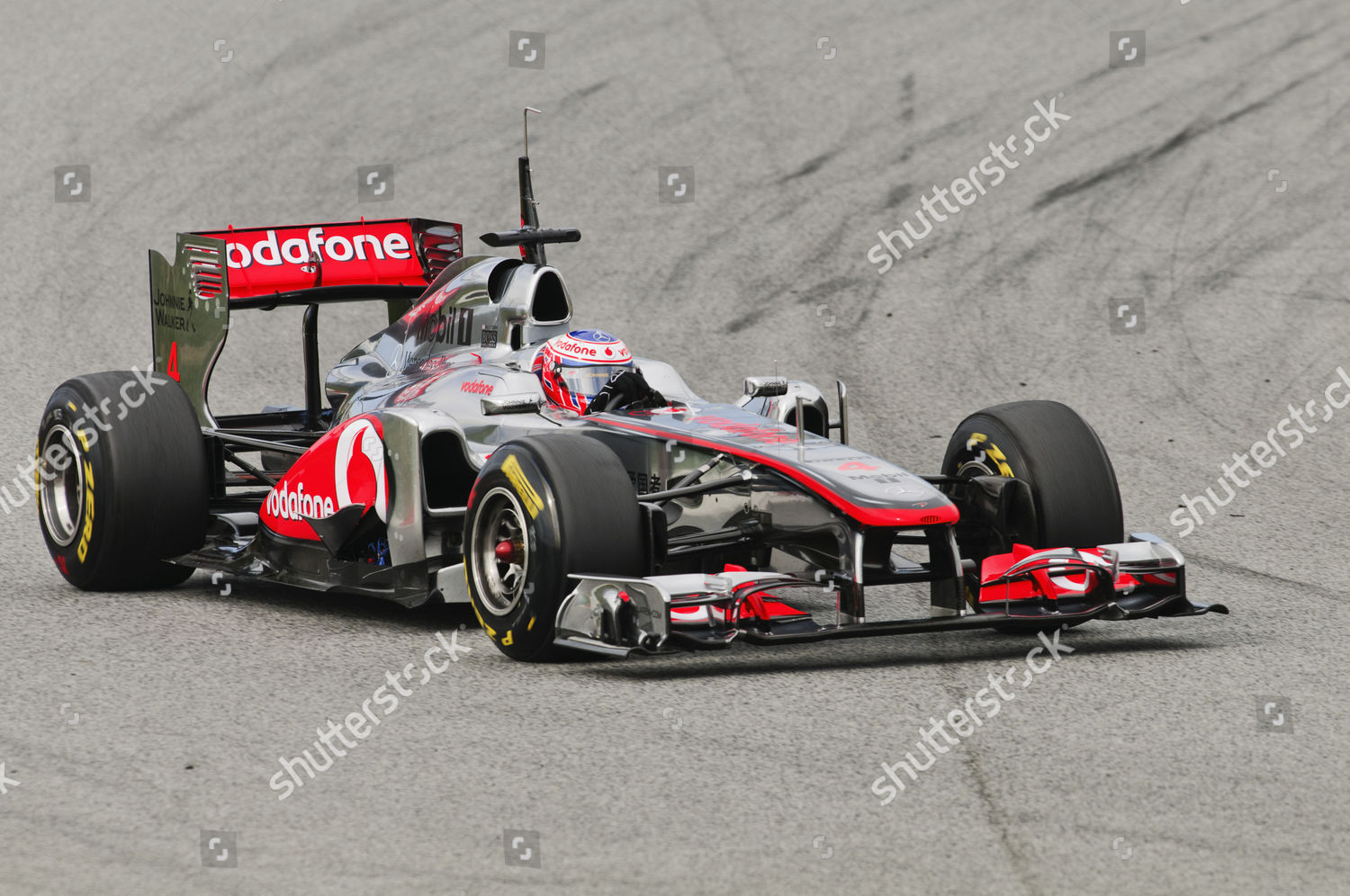 Jenson Button Gbr Driving Mclaren Mp426 Bolide Editorial Stock Photo Stock Image Shutterstock