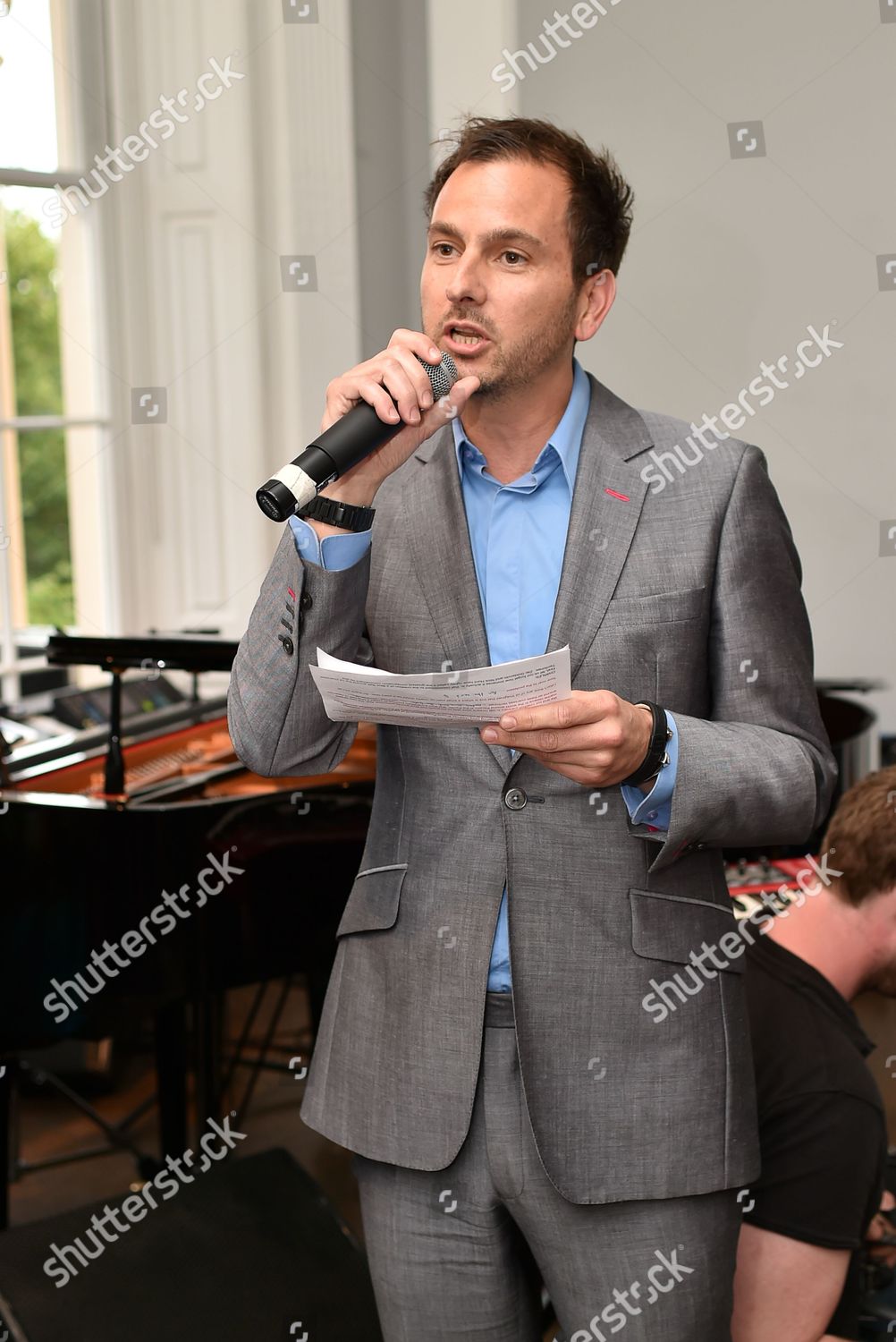 Chris Gorell Barnes Blue Trustee Editorial Stock Photo Stock