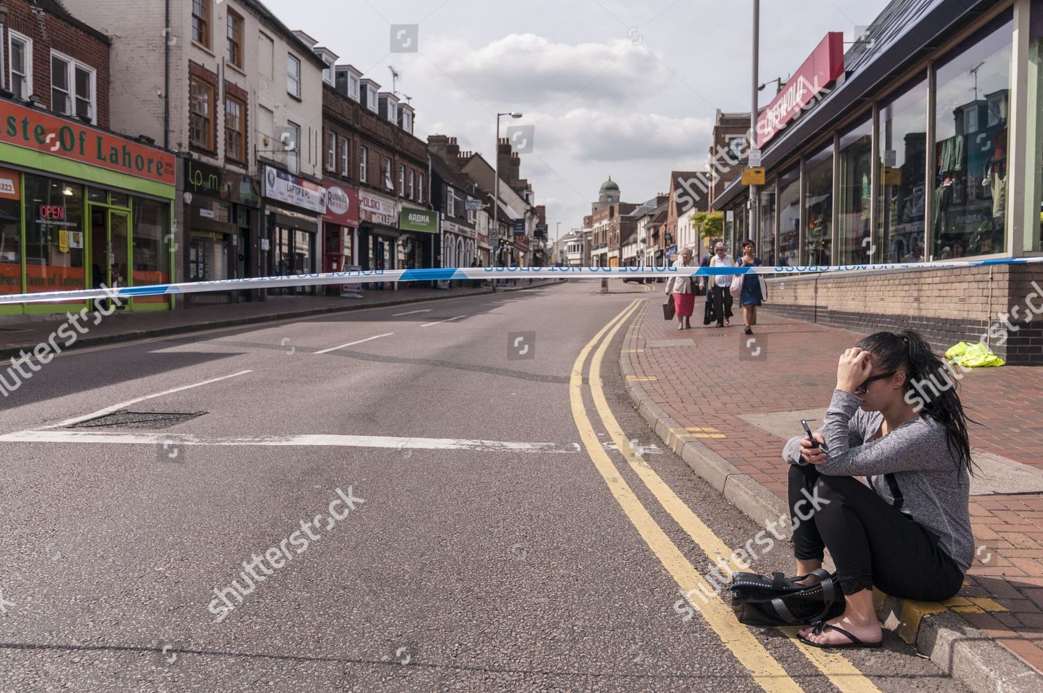 City Centre Watford Brought Standstill Roads Editorial Stock Photo