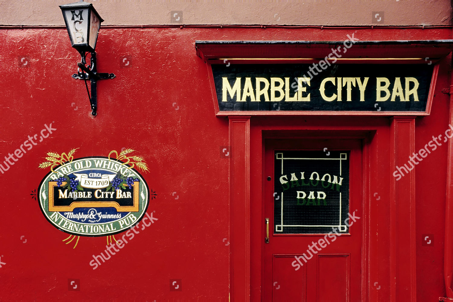 Marble City Bar Old Pub Facade Editorial Stock Photo Stock Image