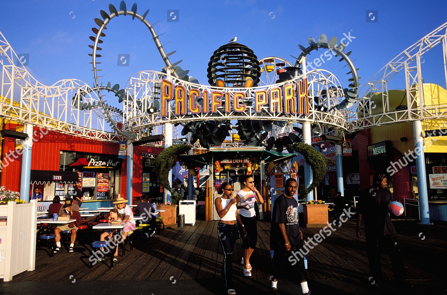 Santa Monica Pier Designed Built 1916 Editorial Stock Photo - Stock 