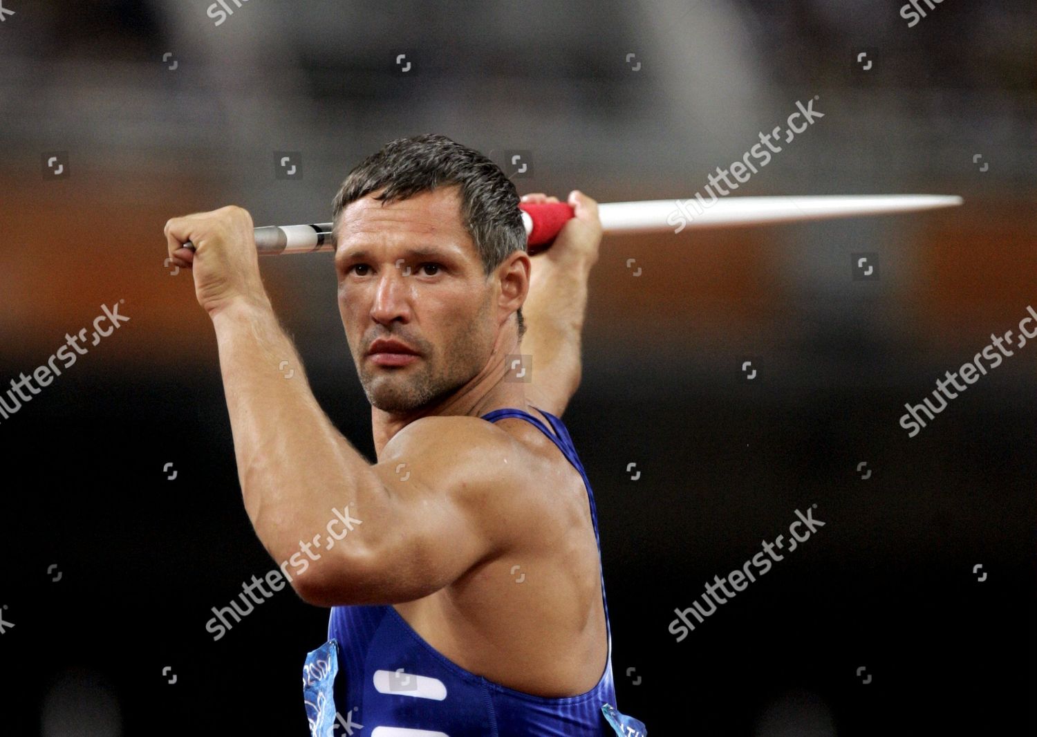 Estonian Erki Nool During Decathlon Javelin Editorial Stock Photo Stock Image Shutterstock