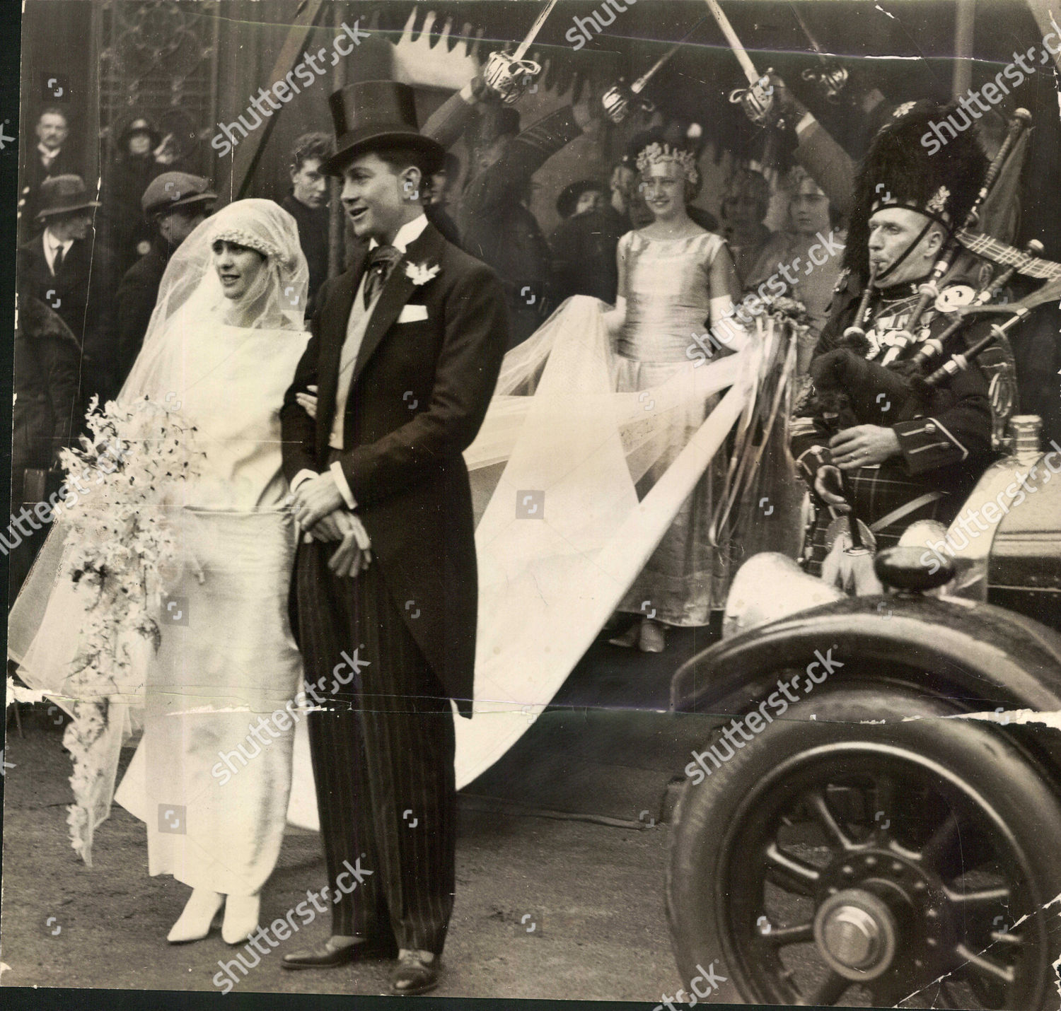 Wedding Mr J Brittain Jones 1st Redaktionelles Stockfoto Stockbild