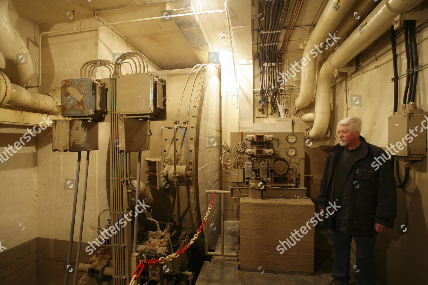 Employees Observing Control Room Museum Former Editorial Stock Photo ...