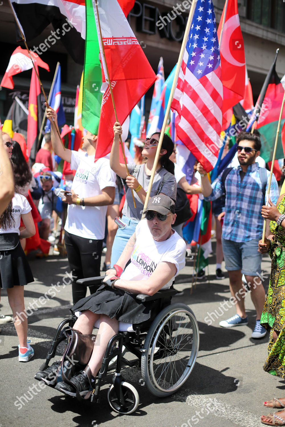 Flag Bearer Usa Editorial Stock Photo Stock Image Shutterstock