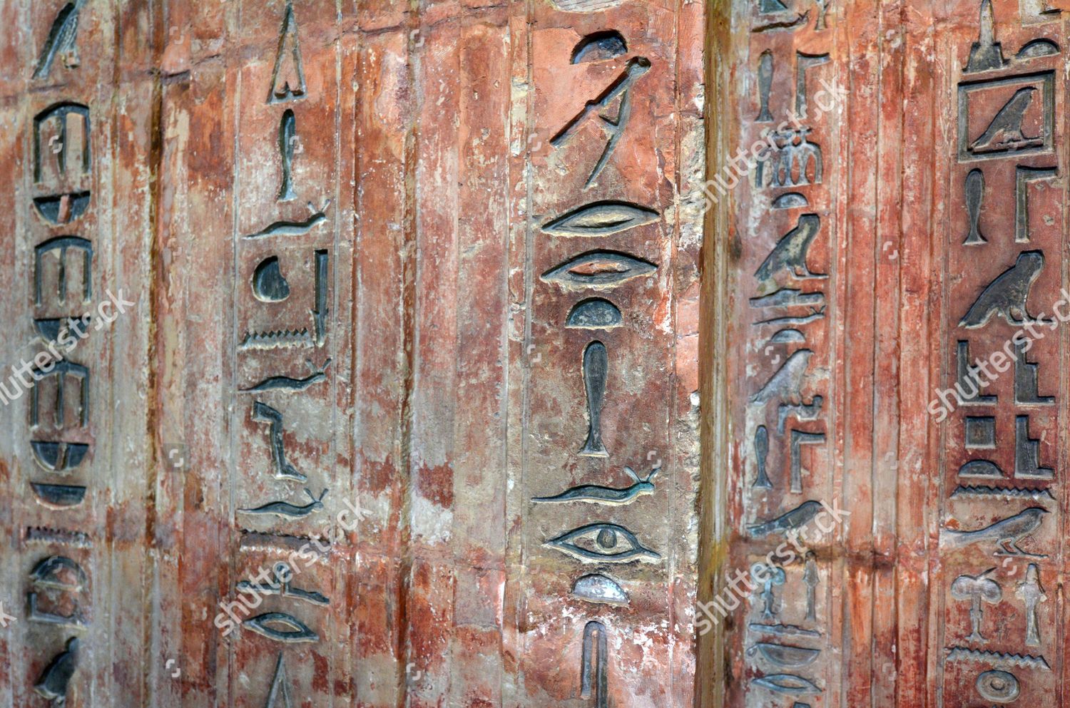 Egyptian Hieroglyphs British Museum London Editorial Stock Photo ...