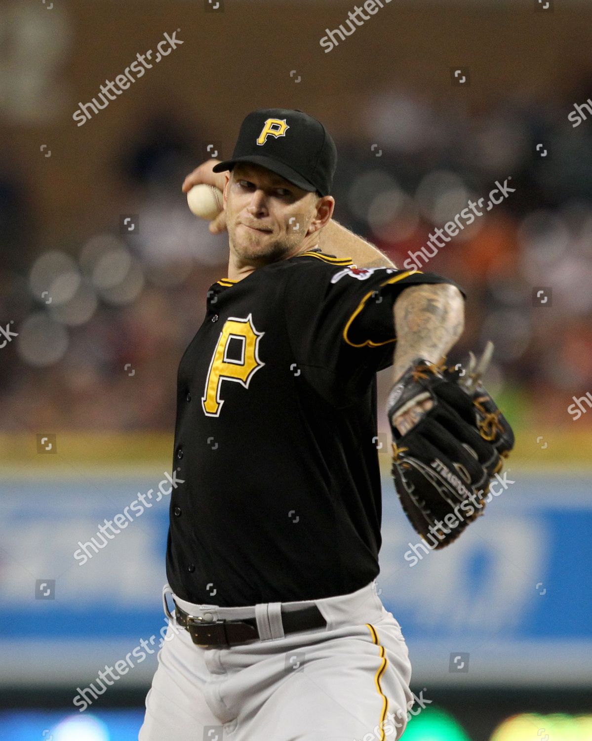 Pittsburgh Pirates Starting Pitcher Aj Burnett Editorial Stock Photo
