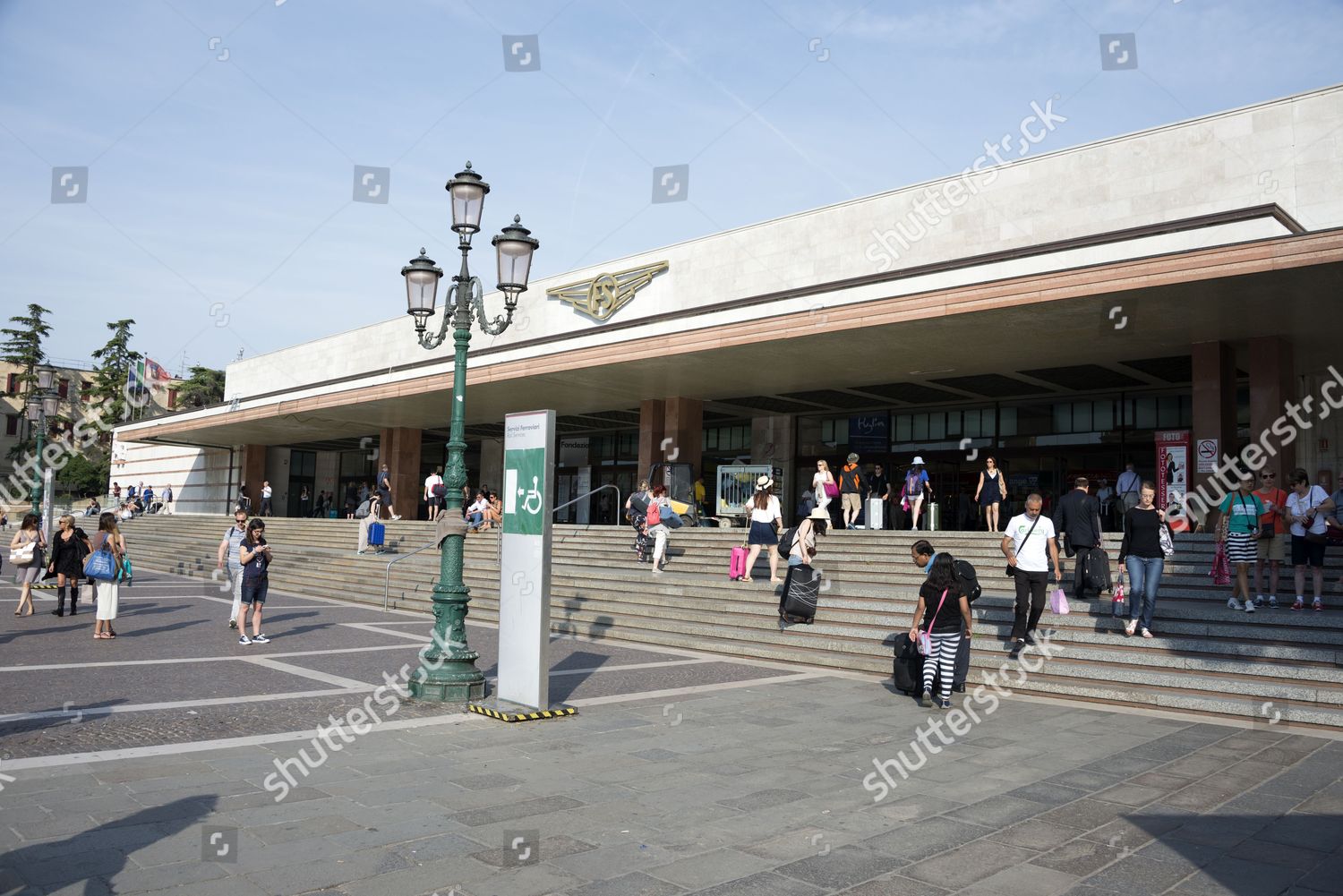 Santa Lucia Railway Station Station Close Editorial Stock Photo Stock