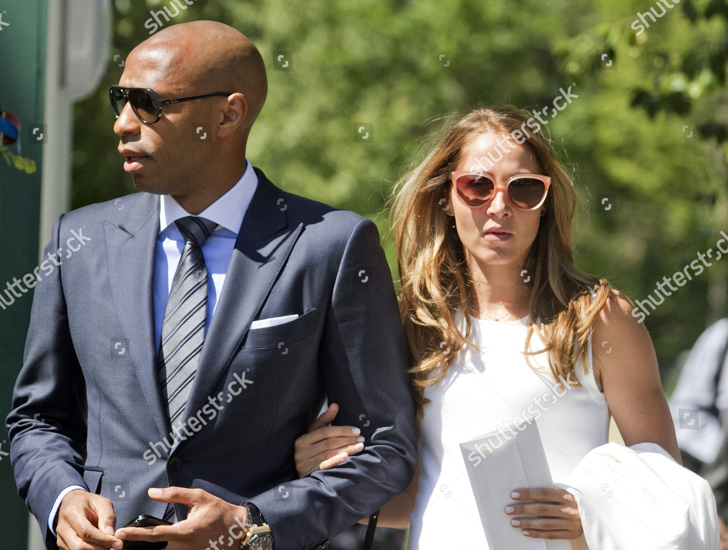 Thierry Henry Andrea Rajacic Editorial Stock Photo - Stock Image