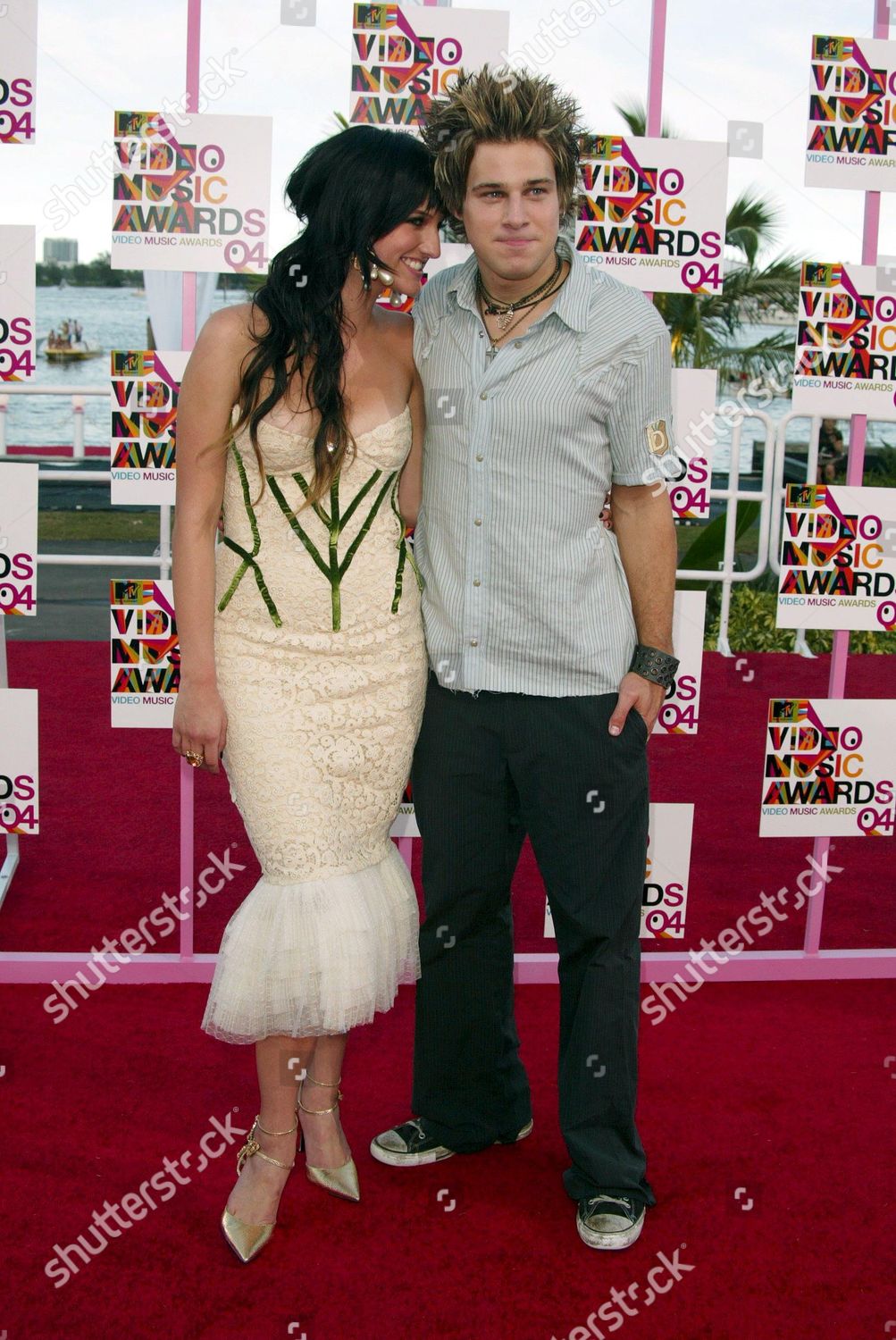 Ashlee Simpson Her Boyfriend Ryan Cabrera Editorial Stock Photo - Stock ...