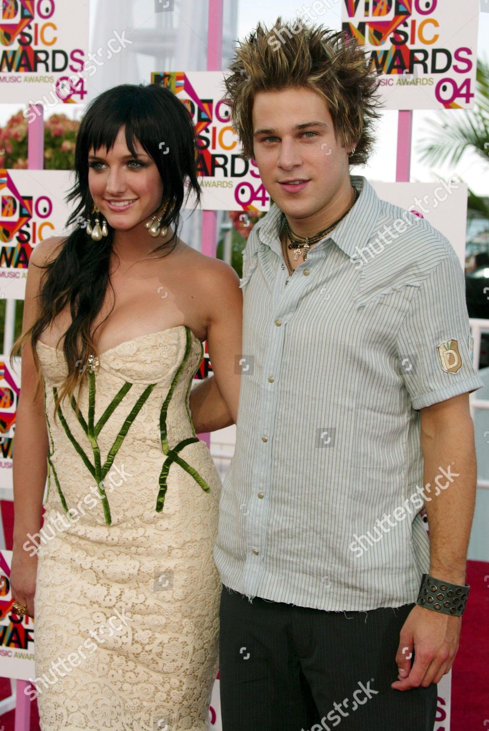 Ashlee Simpson Her Boyfriend Ryan Cabrera Editorial Stock Photo - Stock ...