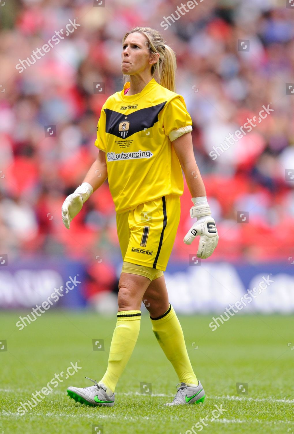 Notts County Ladies Goalkeeper Carly Telford Editorial Stock Photo
