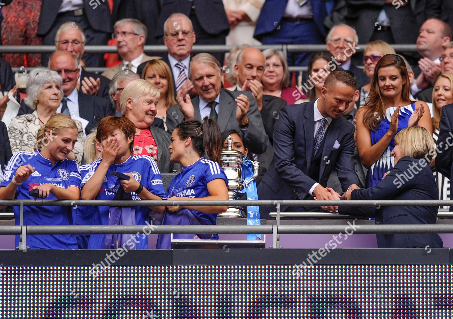 England Womens Manager Mark Sampson Hands Editorial Stock Photo Stock