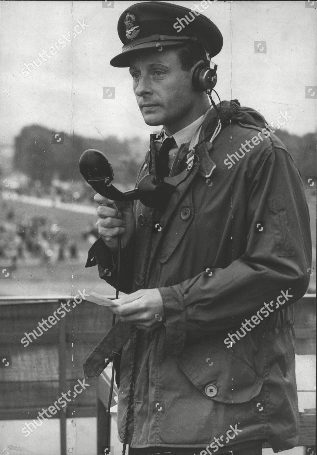 Raf Squadron Leader Chris Blount Former Redaktionelles Stockfoto
