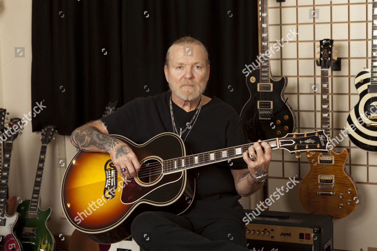 Allman Brothers Singer Gregg Allman Poses Editorial Stock Photo - Stock