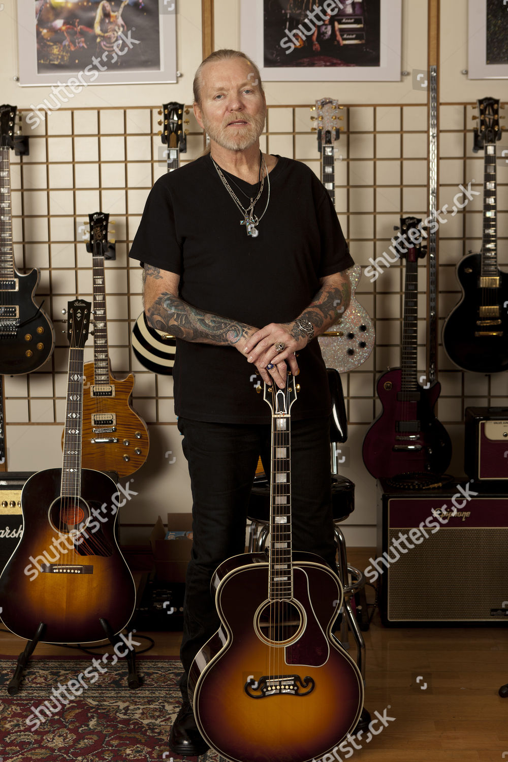 Allman Brothers Singer Gregg Allman Poses Editorial Stock Photo - Stock