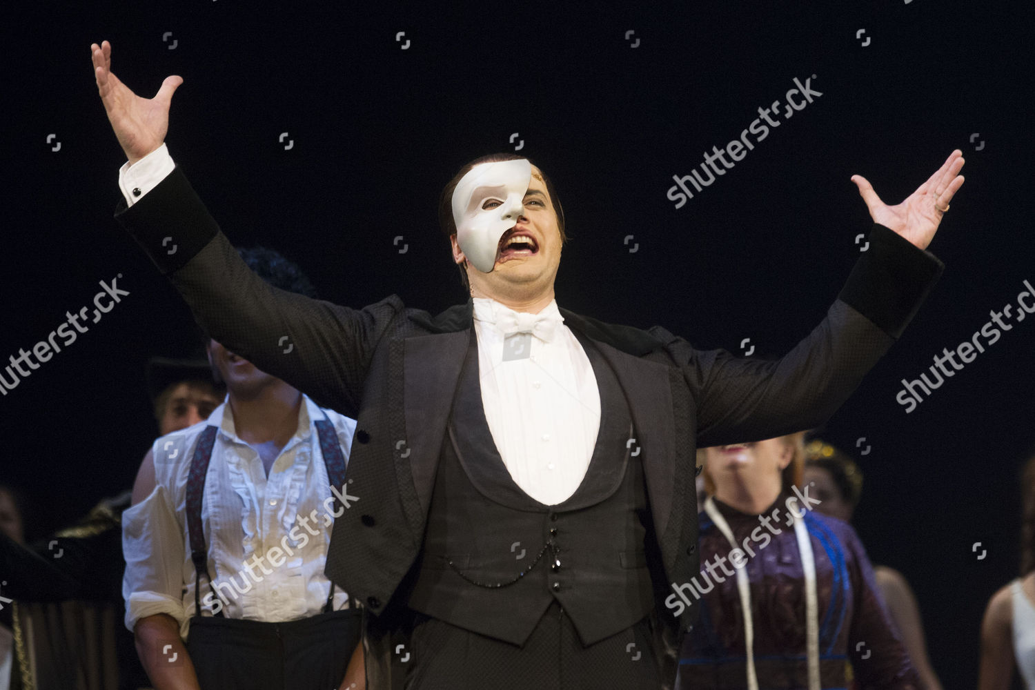 Geronimo Rauch Phantom Opera During Curtain Editorial Stock Photo ...