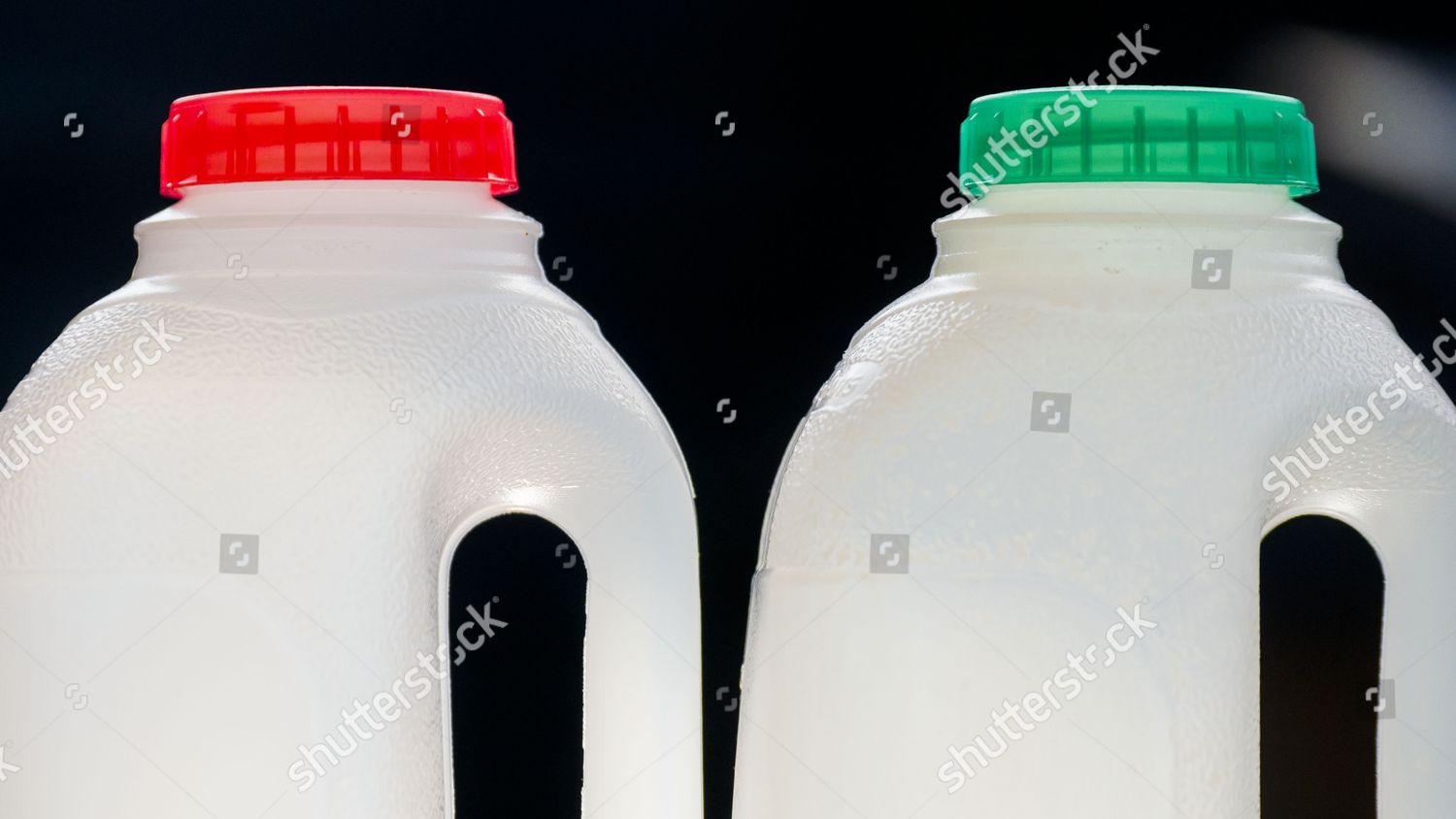 Empty Plastic Milk Bottles Editorial Stock Photo Stock Image